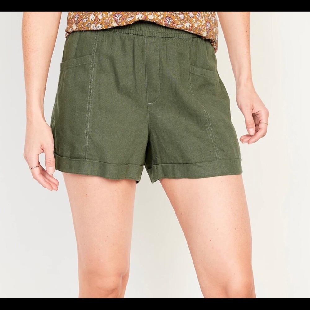 Women Linen Shorts